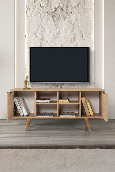 Hanah Home Sina 3322 Soporte para TV Roble Zafiro
